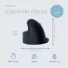R-Go Tools Ergonoomiline hiir R-Go HE Break koos pausitarkvaraga, keskmine (käe suurus 165-185 mm), paremale käele, Bluetooth, must