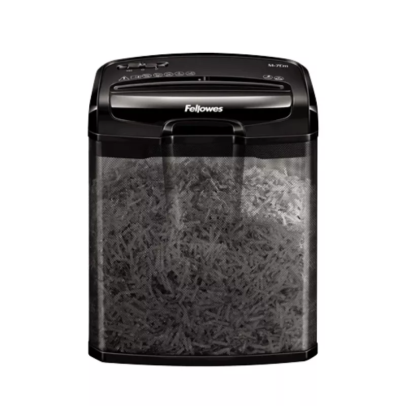 Fellowes M-7Cm paberipurustaja Partikkel-purustus Must