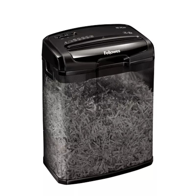 Fellowes M-7Cm paberipurustaja Partikkel-purustus Must