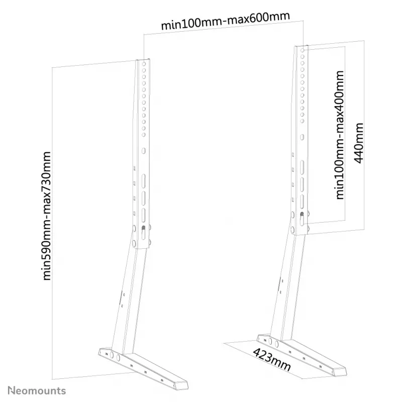 Neomounts FPMA-D1240Must monitorialus 37-70 tolli