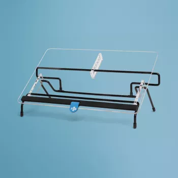 R-Go Tools Dokumendihoidja R-Go Flex Read, ergonoomiline, pehme poroloonist randmetoega, läbipaistev akrüül