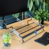 R-Go Tools Dokumendihoidja R-Go Flex Read, ergonoomiline, pehme poroloonist randmetoega, läbipaistev akrüül