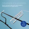 R-Go Tools Dokumendihoidja R-Go Flex Read, ergonoomiline, pehme poroloonist randmetoega, läbipaistev akrüül
