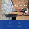 R-Go Tools käetugi R-Go, ergonoomiline, sümmeetriline, kõhulõikega, pehme vaht, must