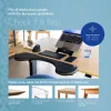R-Go Tools käetugi R-Go, ergonoomiline, sümmeetriline, kõhulõikega, pehme vaht, must