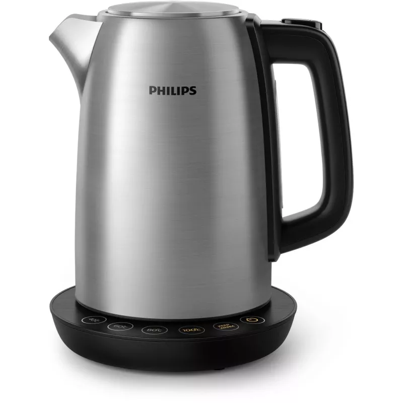 Philips HD9359/90 elektriline veekeetja 1,7 L, 2200 W, roostevabast terasest korpus, must metallik