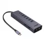 Dokkimisjaam Lindy DST-Mini Duo USB-C sülearvuti minidokkimisjaam 2x 4K HDMI