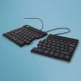 R-Go Tools ergonoomiline klaviatuur R-Go Split Break v2 koos pausitarkvaraga, ergonoomiline jagatud klaviatuur, QWERTY (UK), juhtmega, must