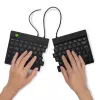 R-Go Tools ergonoomiline klaviatuur R-Go Split Break v2 koos pausitarkvaraga, ergonoomiline jagatud klaviatuur, QWERTY (UK), juhtmega, must