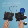R-Go Tools ergonoomiline klaviatuur R-Go Split Break v2 koos pausitarkvaraga, ergonoomiline jagatud klaviatuur, QWERTY (UK), juhtmega, must