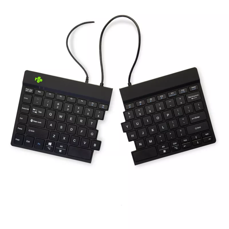 R-Go Tools Ergonomic klaviatuur R-Go Split Break v2 with break software, ergonomic split klaviatuur, QWERTY (US), Wired, Must