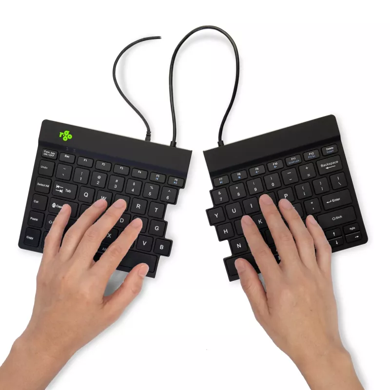 R-Go Tools Ergonomic klaviatuur R-Go Split Break v2 with break software, ergonomic split klaviatuur, QWERTY (US), Wired, Must