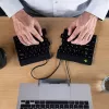 R-Go Tools Ergonomic klaviatuur R-Go Split Break v2 with break software, ergonomic split klaviatuur, QWERTY (US), Wired, Must