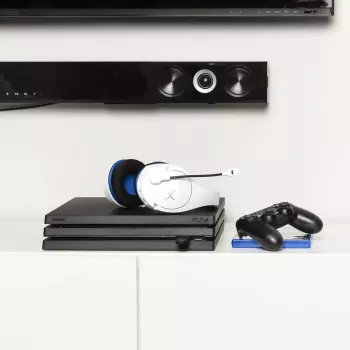 HyperX Cloud Stinger Core - Juhtmevaba mänguri peakomplekt (valge-sinine) - PS5-PS4