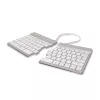 R-Go Tools Ergonoomiline klaviatuur R-Go Split Break koos pausitarkvaraga, ergonoomiline poolitatud klaviatuur, QWERTY (US), Bluetooth, valge