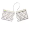 R-Go Tools Ergonoomiline klaviatuur R-Go Split Break koos pausitarkvaraga, ergonoomiline poolitatud klaviatuur, QWERTY (US), Bluetooth, valge