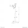 Tablet Floor Stand Neomounts FL15-625WH1 Valge Passive Holder Indoor