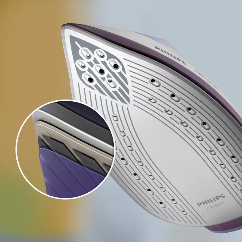 Philips 3000 seeria PSG3000/30 aurujaam 2400 W 1,4 L keraamiline tald Lilla, Valge