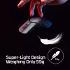 Juhtmevaba mänguriir KINGSTON HyperX Pulsefire Haste 2 Mini — mõlemakäeline, 26 000 DPI, RF/Bluetooth/USB