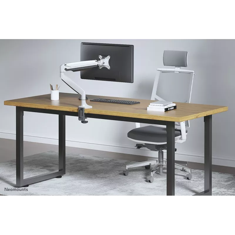 Neomounts NM-D750Valge monitori käsi 10-32 tolli - gaasvedruga, klamber/läbiviik, 9 kg, 25,4 cm (10 tolli), 81,3 cm (32 tolli), 100 x 100 mm, valge