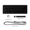 HyperX Alloy Origins 60 - mehaaniline mänguklaviatuur - HX Red (US paigutus)