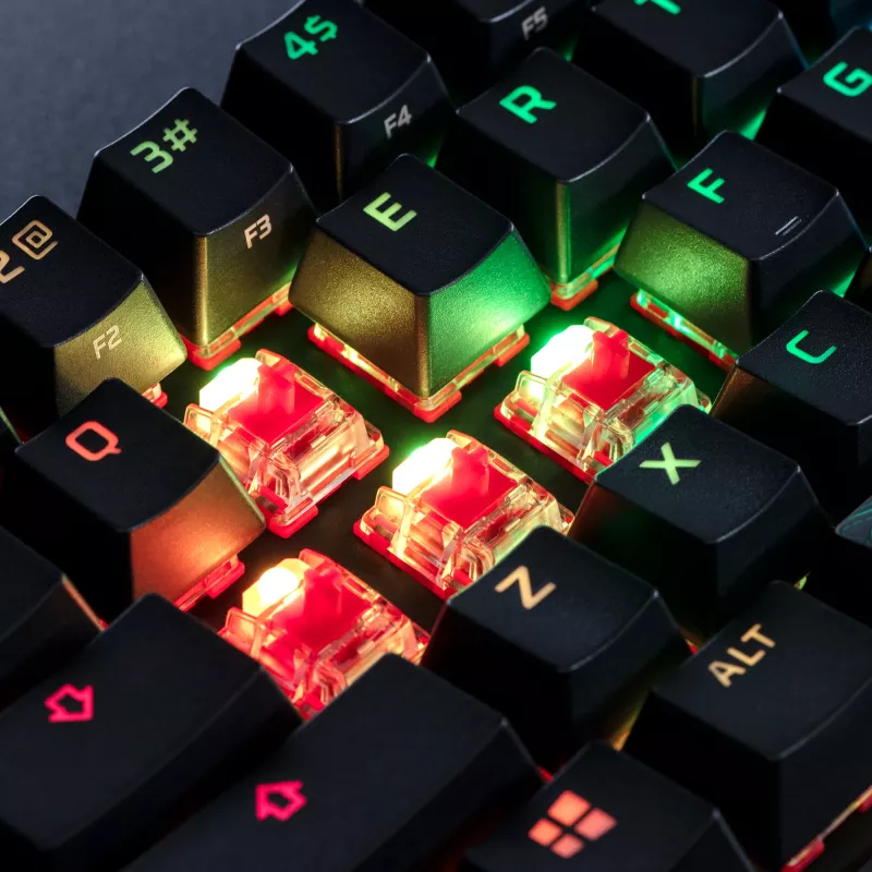 HyperX Alloy Origins 60 - mehaaniline mänguklaviatuur - HX Red (US paigutus)