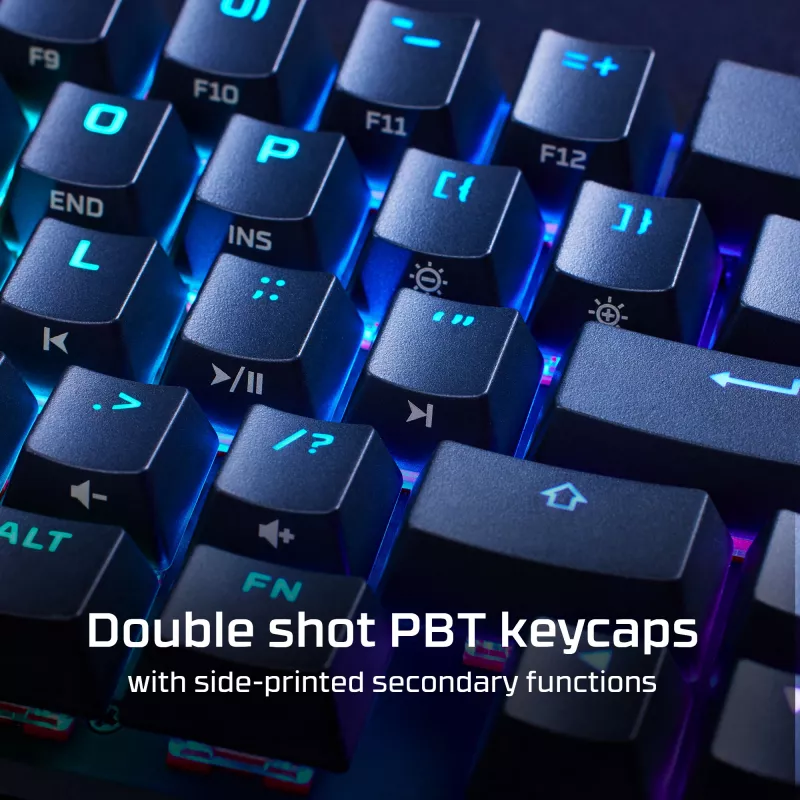 HyperX Alloy Origins 65 – mehaaniline mängurklaviatuur – HX Red (US paigutus)