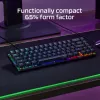 HyperX Alloy Origins 65 – mehaaniline mängurklaviatuur – HX Red (US paigutus)