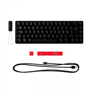 HyperX Alloy Origins 65 mehaaniline mänguklaviatuur HX Red juhtmega RGB