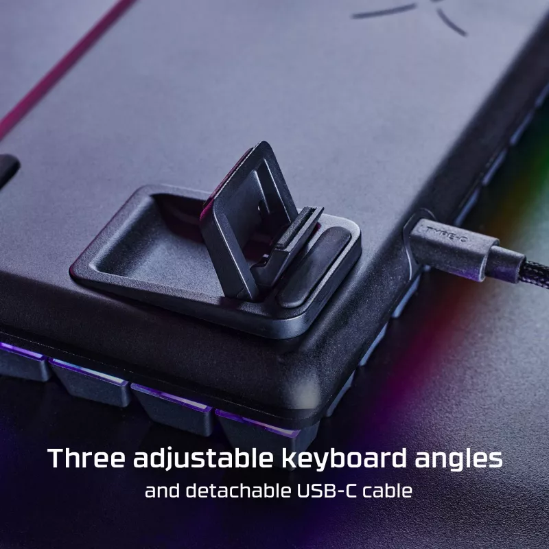HyperX Alloy Origins 65 mehaaniline mänguklaviatuur HX Red juhtmega RGB