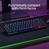 HyperX Alloy Origins 65 mehaaniline mänguklaviatuur HX Red juhtmega RGB