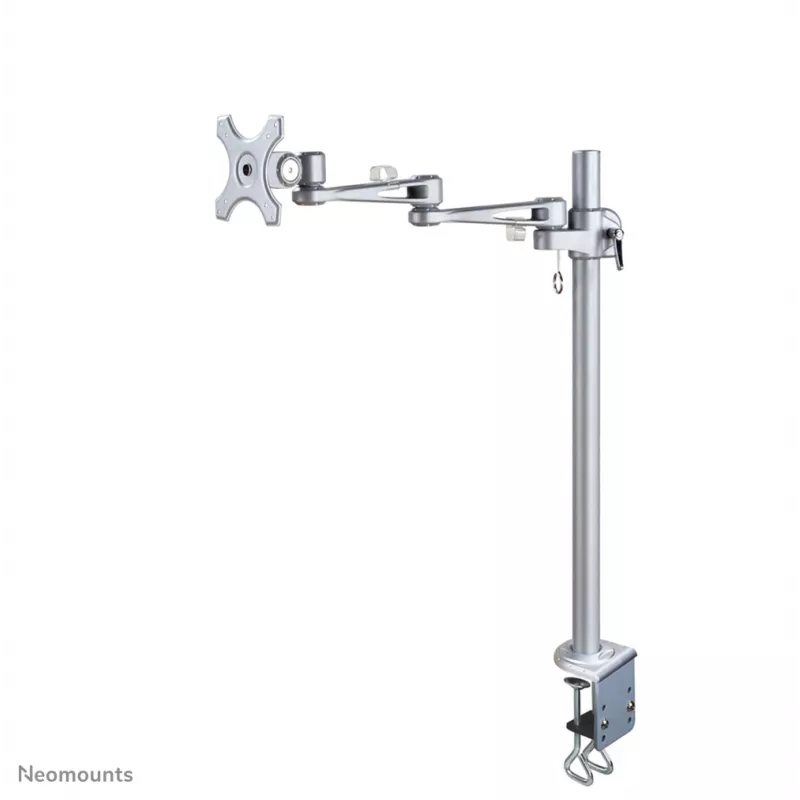 Neomounts FPMA-D935POLE70 monitori käsi 10-30 inch, klamber, 10 kg, 25,4 cm (10 inch), 76,2 cm (30 inch), 100 x 100 mm, hõbedane