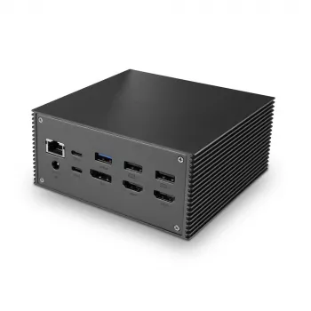 Lindy DST-Pro 101, USB-C sülearvuti dokkimisjaam 4K toega ja 100 W toiteallikaga