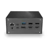Lindy DST-Pro 101, USB-C sülearvuti dokkimisjaam 4K toega ja 100 W toiteallikaga