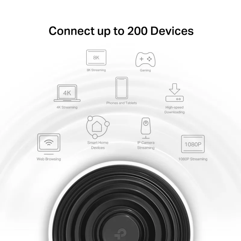 TP-Link AXE5400 Whole Home Mesh Wi-Fi 6E süsteem (kolmeribaline)