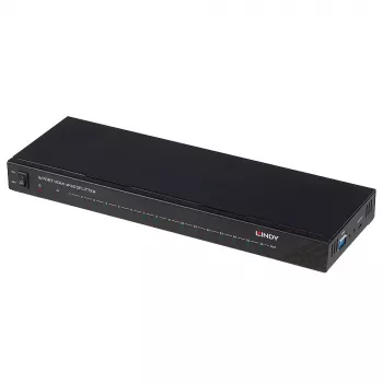 Lindy 16 pordiga HDMI 4K60 jaotur 16x HDMI 3840x2160 Must