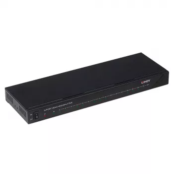 Lindy 16 pordiga HDMI 4K60 jaotur 16x HDMI 3840x2160 Must