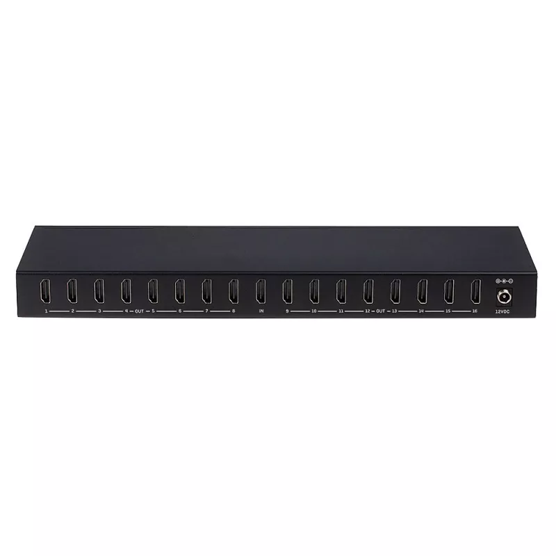 Lindy 16 pordiga HDMI 4K60 jaotur 16x HDMI 3840x2160 Must