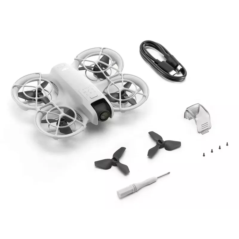 DJI Neo kerge 135g droon 4K Ultra HD kaameraga, kuni 18 minutit lennuaega ühe laadimisega, ilma kaugjuhtimispuldita