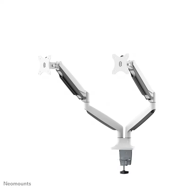 Neomounts NM-D750DValge monitori käepide 10-32 tolli - gaasivedru, klamber/läbiviik, 9 kg, 25,4 cm (10 tolli), 81,3 cm (32 tolli), 100 x 100 mm, valge