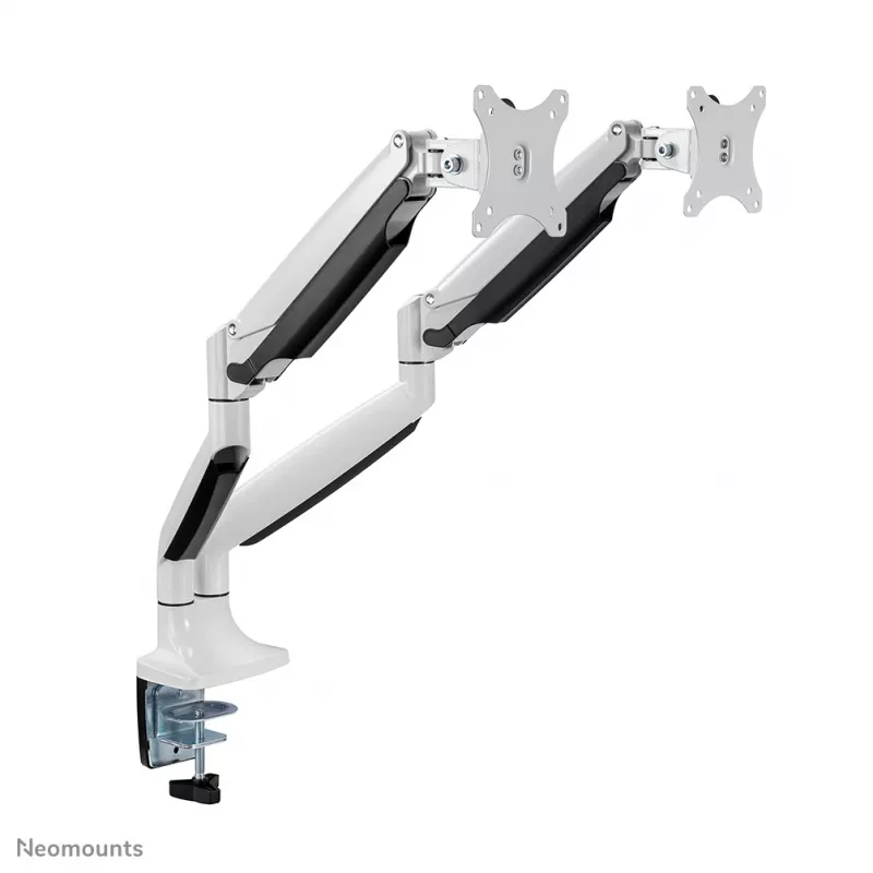 Neomounts NM-D750DValge monitori käepide 10-32 tolli - gaasivedru, klamber/läbiviik, 9 kg, 25,4 cm (10 tolli), 81,3 cm (32 tolli), 100 x 100 mm, valge