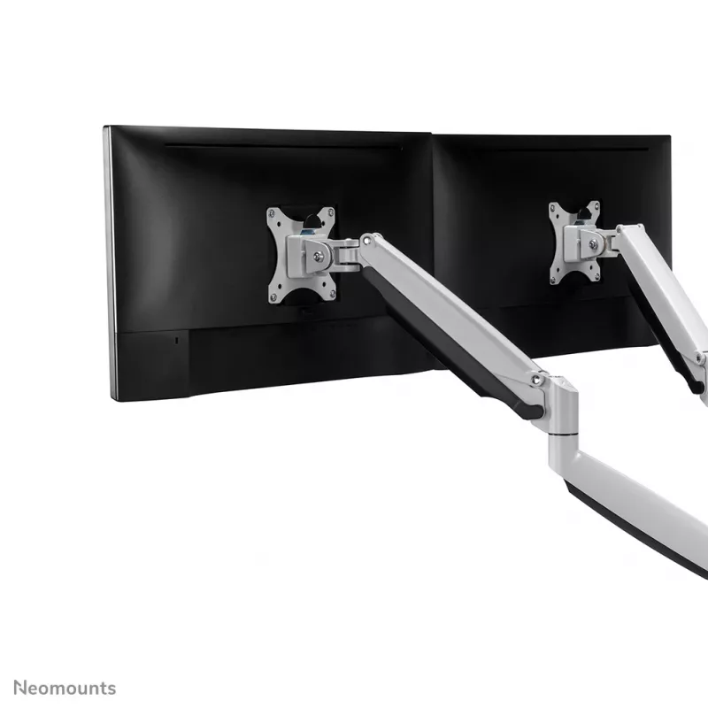 Neomounts NM-D750DValge monitori käepide 10-32 tolli - gaasivedru, klamber/läbiviik, 9 kg, 25,4 cm (10 tolli), 81,3 cm (32 tolli), 100 x 100 mm, valge