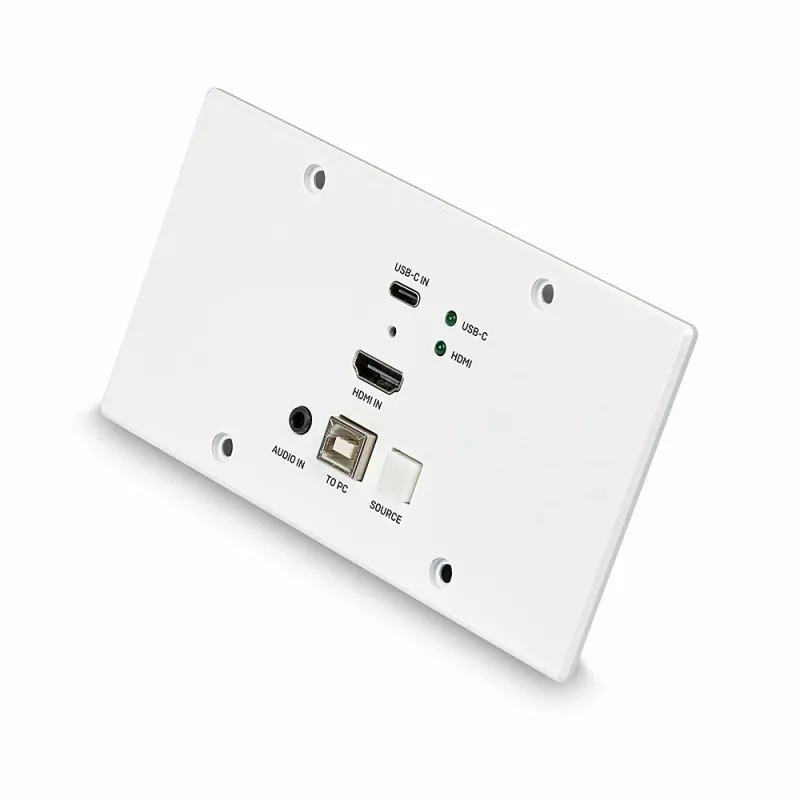 Lindy 150m Cat.6 HDMI 4K60 & Type C HDBaseT EU seinaplaadi KVM pikendaja, saatja