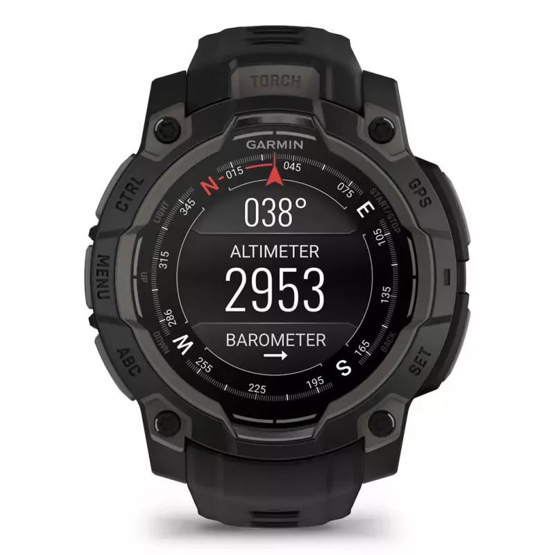 Nutikell Garmin Instinct 3 AMOLED Must