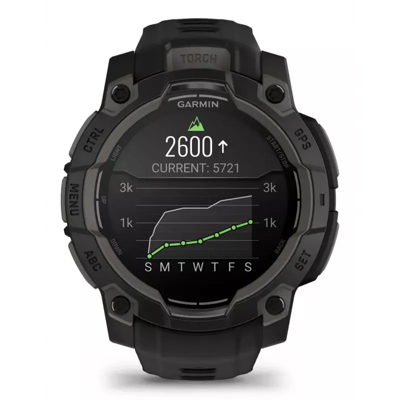 Nutikell Garmin Instinct 3 AMOLED Must