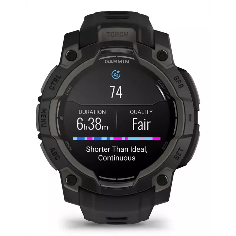 Nutikell Garmin Instinct 3 AMOLED Must