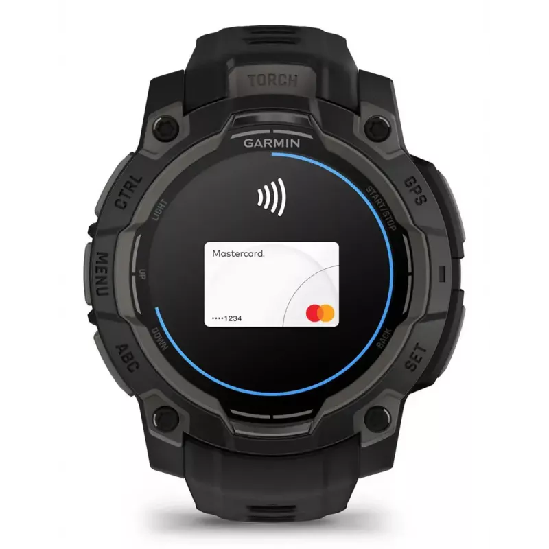 Nutikell Garmin Instinct 3 AMOLED Must