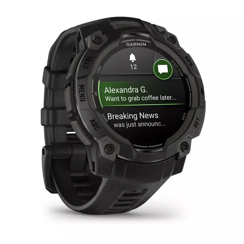 Nutikell Garmin Instinct 3 AMOLED Must