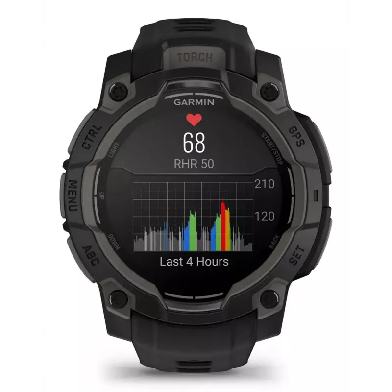 Nutikell Garmin Instinct 3 AMOLED Must