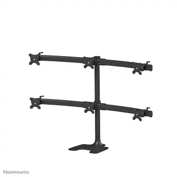 Neomounts FPMA-D700DD6 monitorialus 10-27 tolli, vabalt seisev/läbiviiguga, 8 kg, 25,4 cm (10 tolli), 68,6 cm (27 tolli), 100 x 100 mm, must